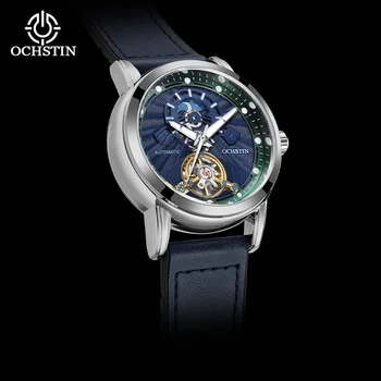 ओचस्टिन हॉट पुरुषों की फ्लाइंग टूरबिलन स्केलेटन मैकेनिकल मूवमेंट घड़ियाँ पुरुषों के लिए लेदर-रैप्ड रबर स्ट्रैप मैग्नेटिक बकल घड़ी 8 best sales ओचस्टिन घड़ियाँ - №8
