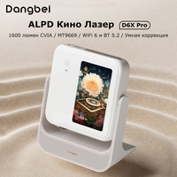 Dangbei D6X Pro ALDP Laser Projector 1600 CVIA Lumen Support 4K Touch Screen Outdoor Portable Projector Android Wifi  6 Smart TV