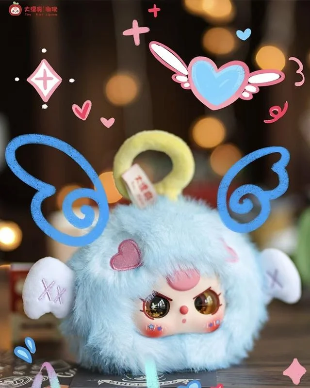 Genuine Baby Three 12 Constellation Series Blind Box Kawaii Tide Play Fluffy Doll Mystery Box Aquarius Libra Scorpio Toys Gift