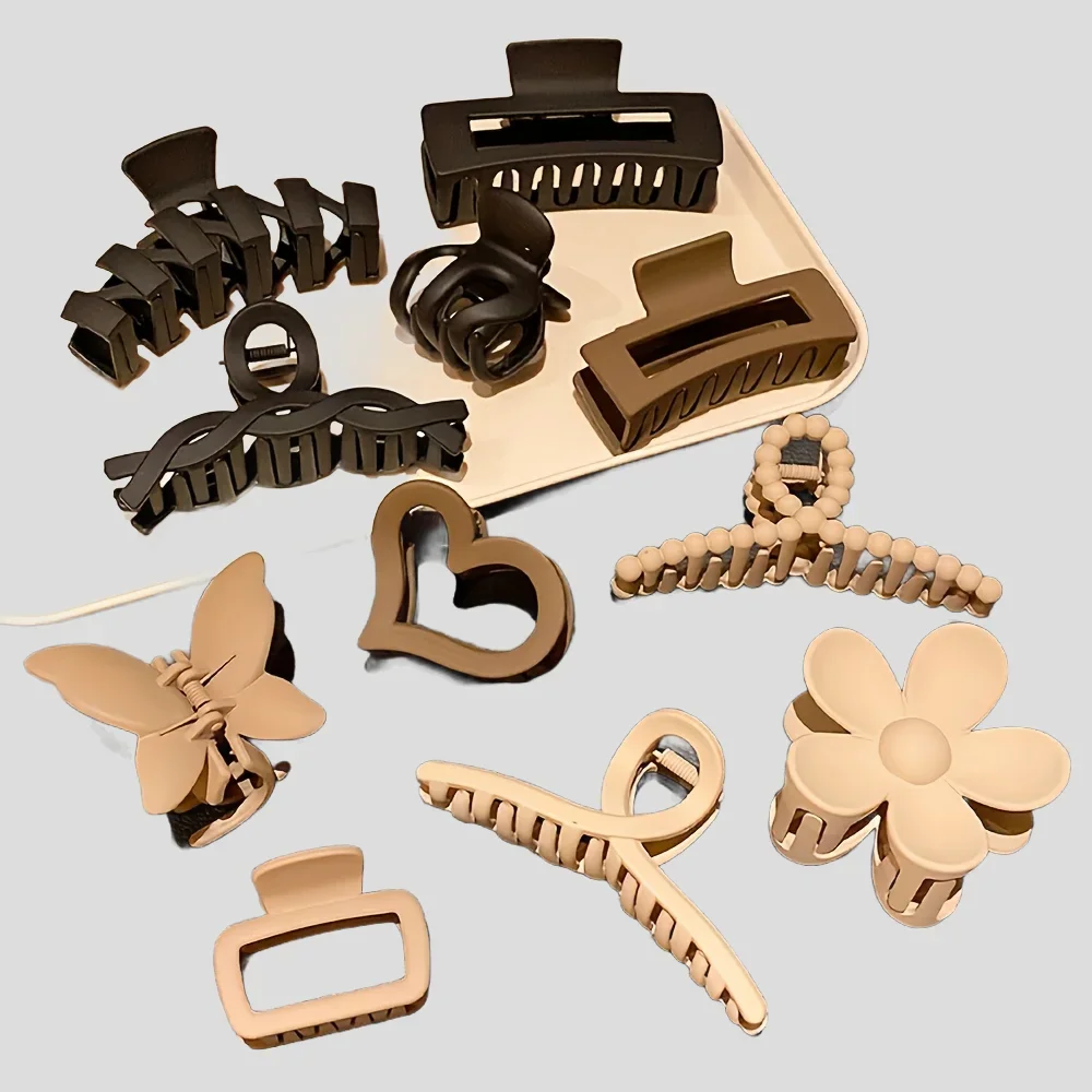 

11 Pcs Luxury Hair Claws Set for Women And Girls High-End Fashion Hair Clips Barrettes Accessory Gift Set for Daily Use