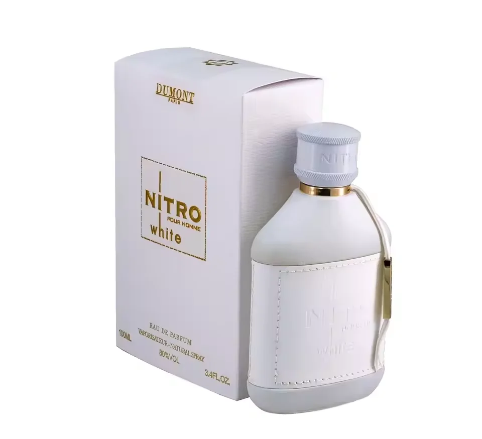 

NITRO White Pour Homme Eau de Parfum: 100ml Sleek White Bottle, Fresh Clean Scent for Men