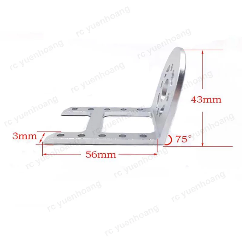 Asiento de Motor B36/B40, soporte de Base de Motor de potencia integrada de aleación de aluminio con distancia de orificio de 25mm para barco catamarán RC, 2 uds.