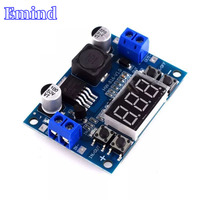 1/3/5/10/20Pcs DC-DC Adjustable Step-Down Power Supply Module LM2596 Voltage Regulator With Voltmeter Digital Display 3.3V5V12V