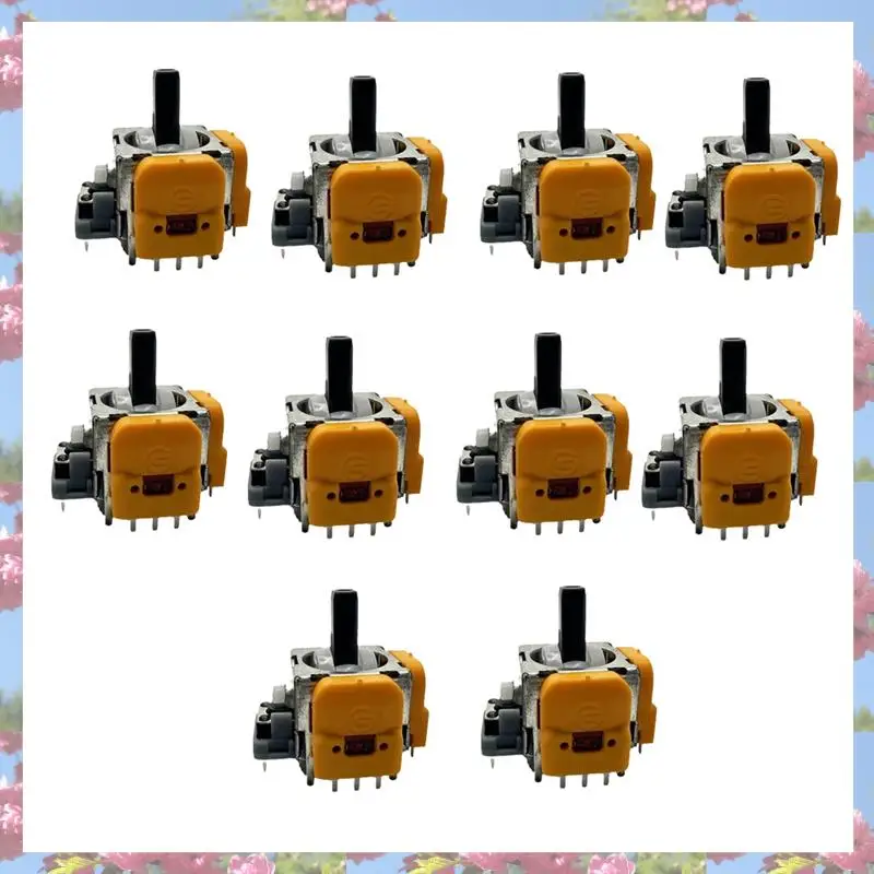 

Top Sale 10PCS 4Th Gen Hall Electromagnetic Joystick For PS5 Game Console High Precision Adjustable Joystick For GINFULL Joystic