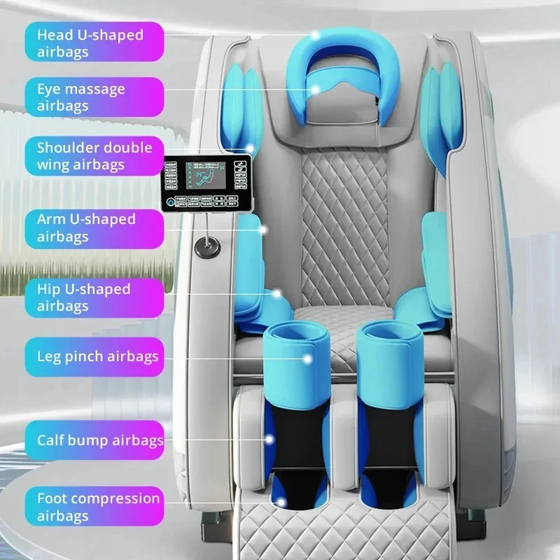 UKL-103 Automatic Massage Chair | Bluetooth | Heating Function | HiFi Audio | Zero Gravity | Russian Screen | Multi Rollers