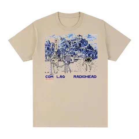 Radiohead North American Tour Rock Boy T-Shirt, Men's Hip-Hop Street 100% Cotton T-Shirt, New Style T-Shirt, Women's Top