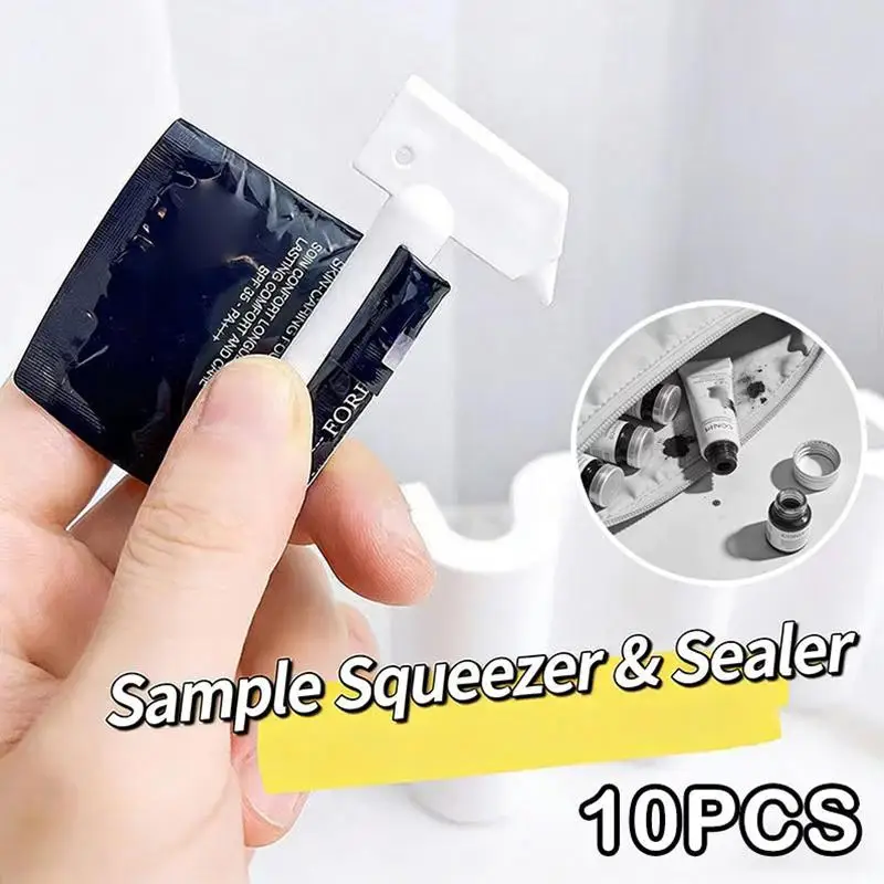 10Pcs Multifunctional Toothpaste Tube Squeezer Dispenser Facial Cleanser Hand Cream Lazy Press Mini Tool Bathroom Accessories
