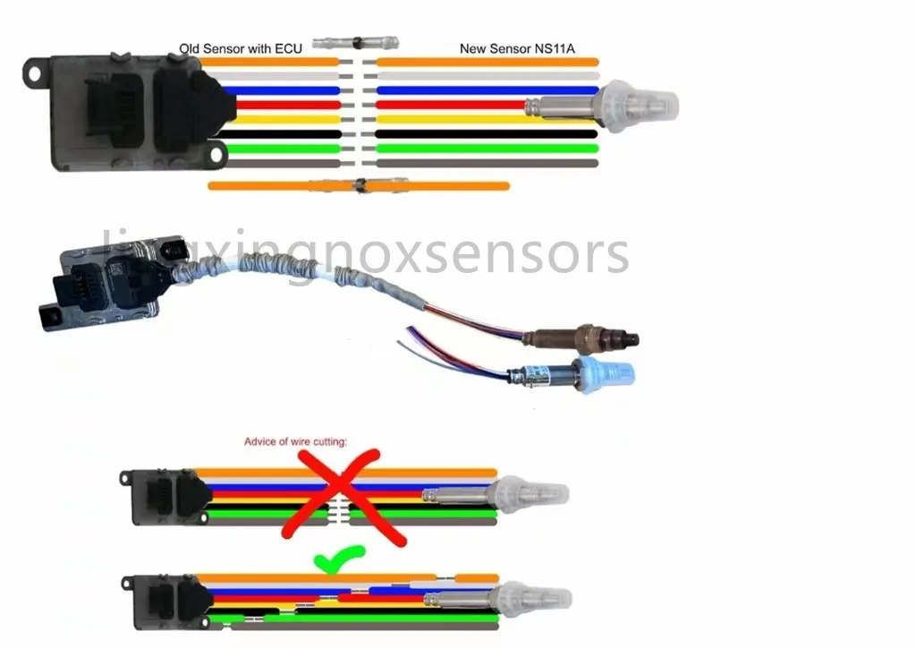 NOx Sensor Probe 24V For ISUZU Man TGX 18.440 4x2 BLS 5WK9 7206 89823-69200 8982369200 5WK97206 8982369200 89830-23940