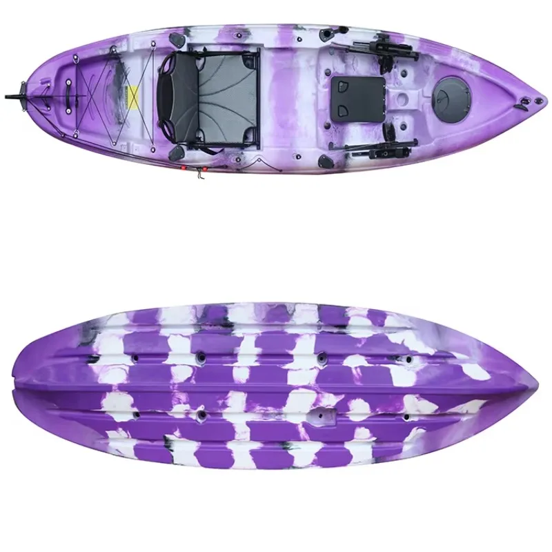 

Double Person Fishing Kayak with Rudder and Foot Rest