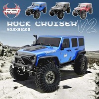 RGT Rock Cruiser EX86100 V2 2.4GHz 4WD RTR with Battery 1/10 RC Electric Remote Control Model Car Crawler Adult Children's Toys