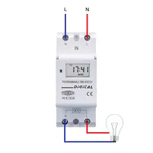 7-Day Digital Timer Relay for DIN Rail #2