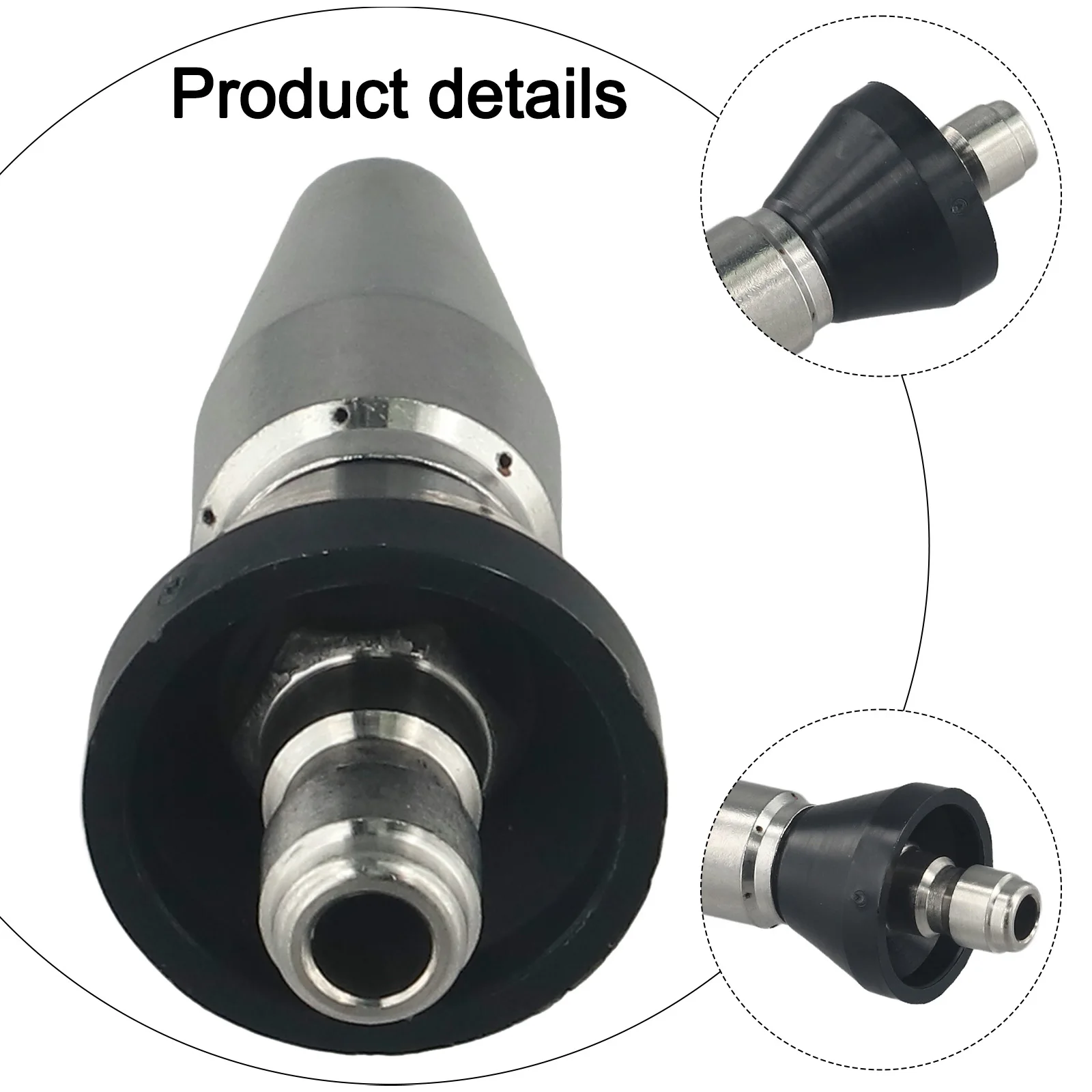 

Pipe Dredge Cleaning Nozzle Blocked Sewers Drain Jetter Length 79mm Parts Pressure Washer Quick Insertion Nylon