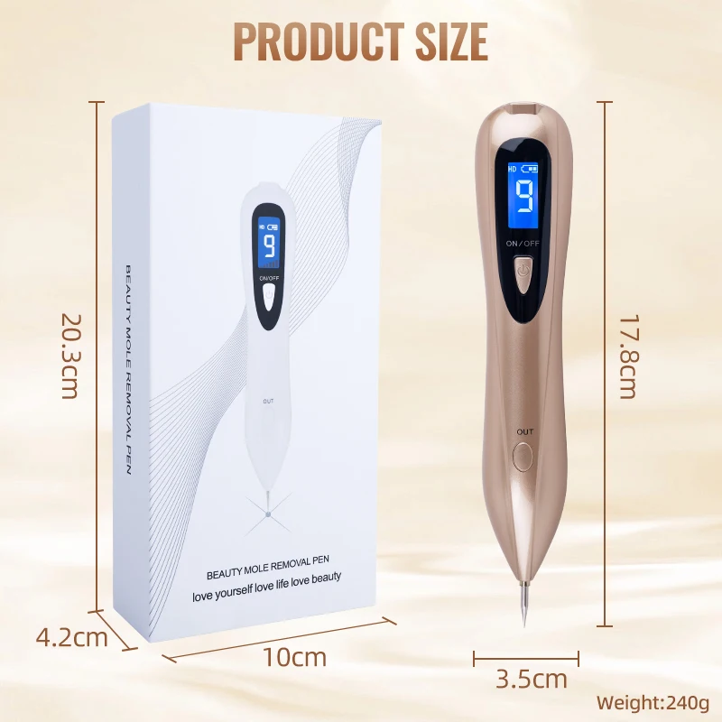 Professional Skin Mole Pen Remover 9 Adjustable Strengths for Sensitive Skin Anti-Burn Technology Quick Recovery Ideal for Face