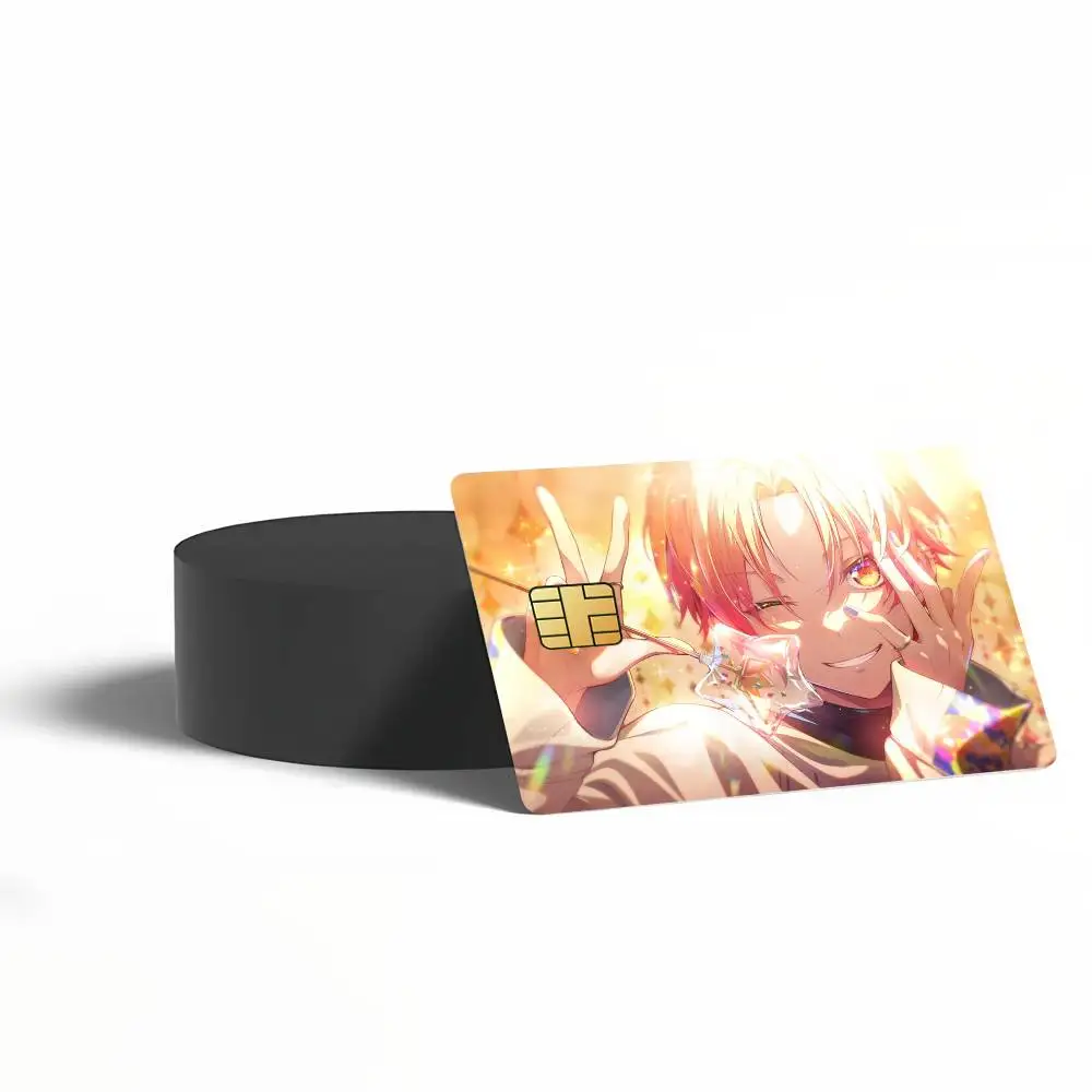 Tenma Tsukasa Project Sekai Poster Credit Card Skin Stickers for Bank Access Protective Film Cover Sticker Surprise Gift