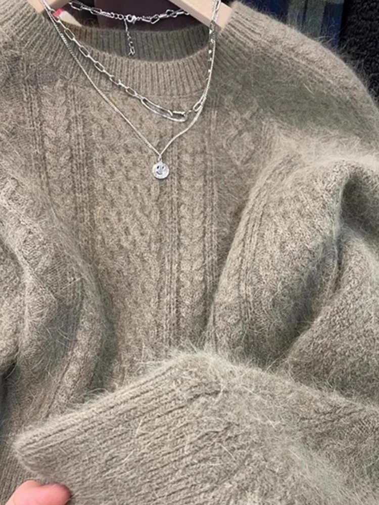 سترة محبوكة من Ele ort Thiened للنساء بطبقة أساسية للخريف والشتاء قابلة للتنفس ذات حجم صغير شخصي...