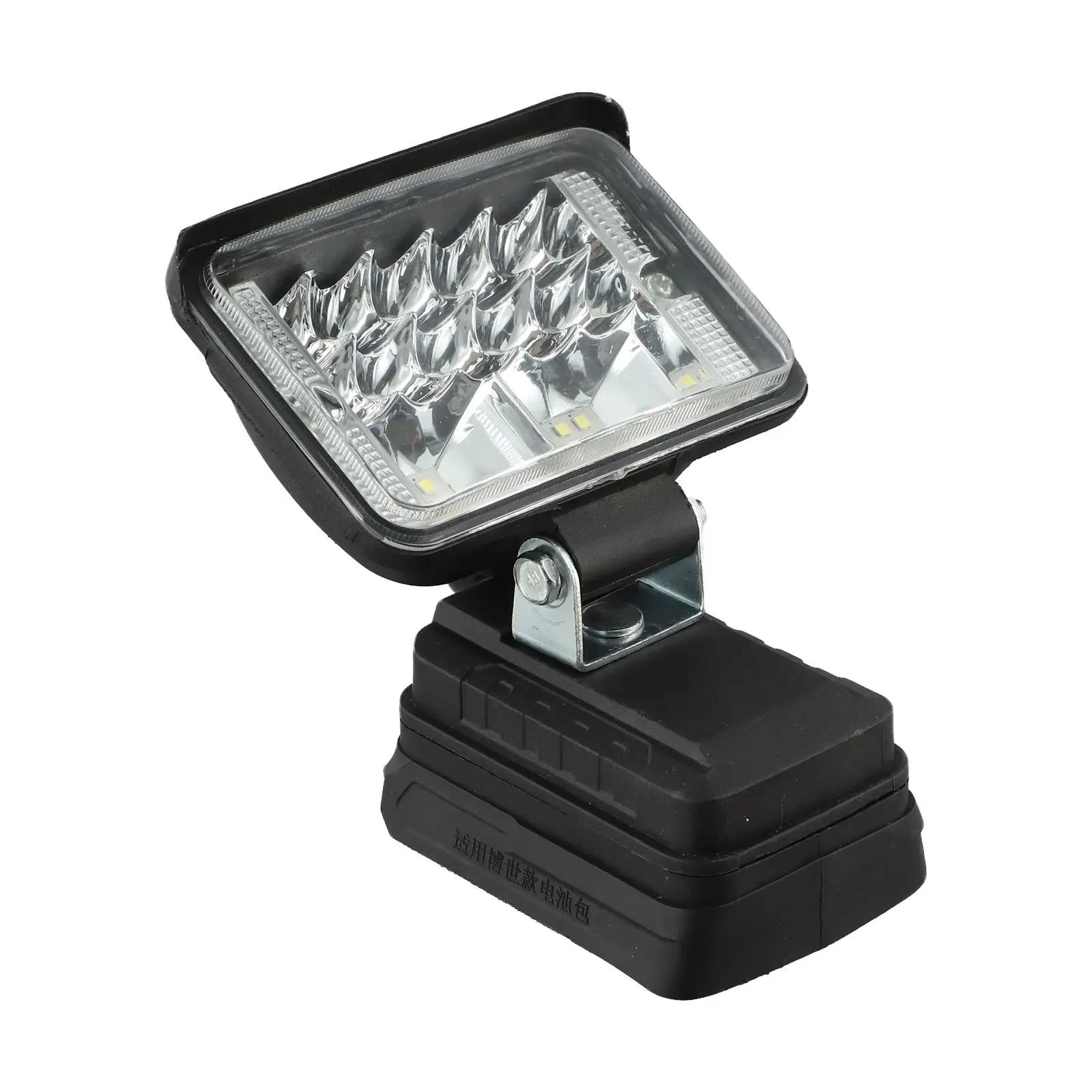 Portable Job Site Light Cordless LED Work Light Job Site Lighting Compact Size Adjustable Brightness Floodlight 4 Inch