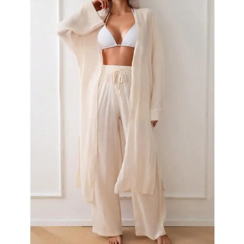 

Women's Beach Sun Protection Swimwear Pure Color Summer Faion Bright Tead Coolmax Fiber Casual Inner Wear by QRU6552