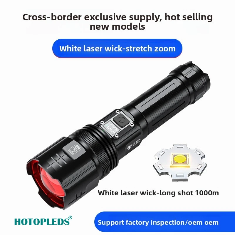 

Charging Emergency Work Light Outdoor Self-defense Bright Flashlight Convenient LED Lithium Battery Strong Light Flashlight
