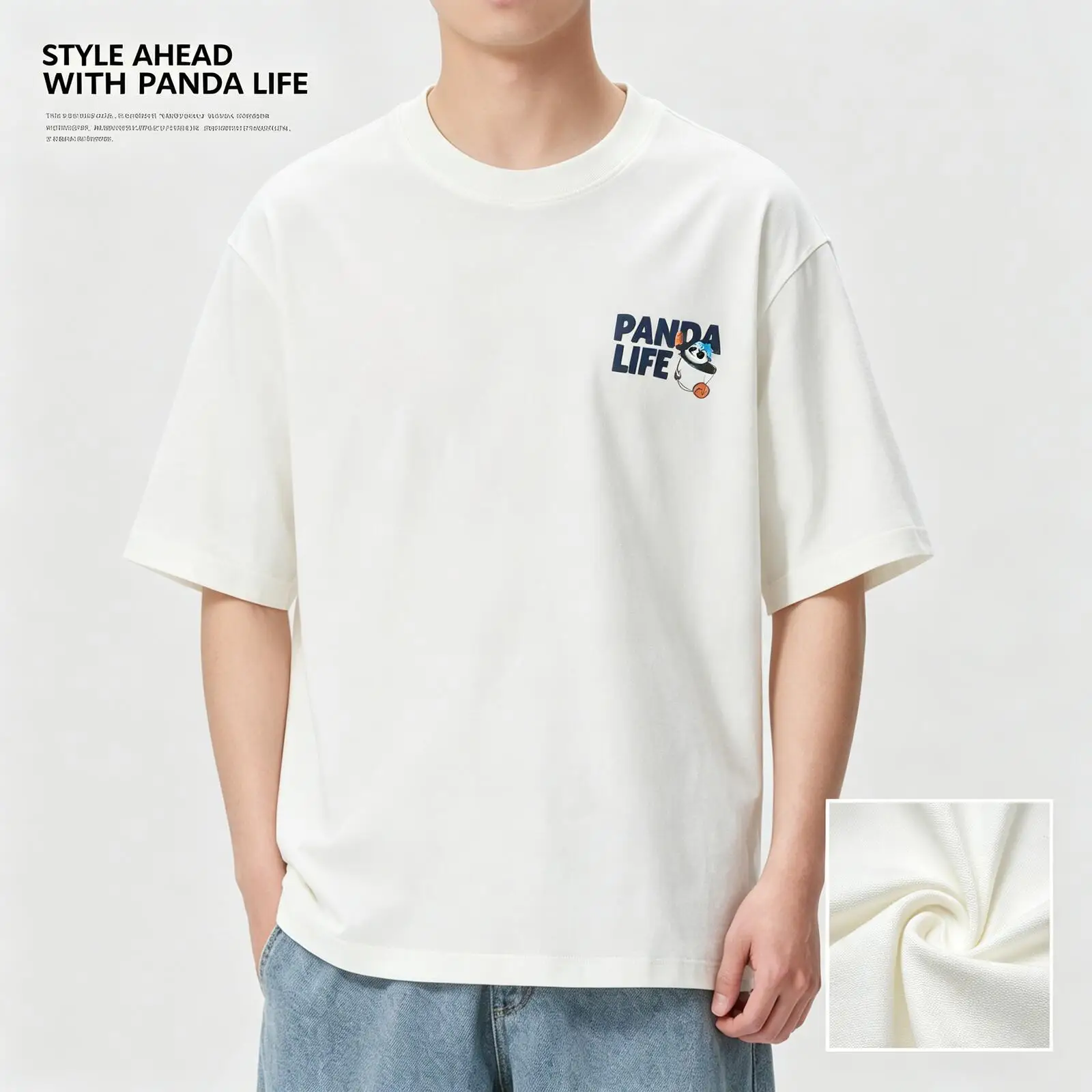 new-adidas-men's-sportswear-casual-panda-short-sleeved-t-shirt-round-neck-breathable-running-training-top-kb4853