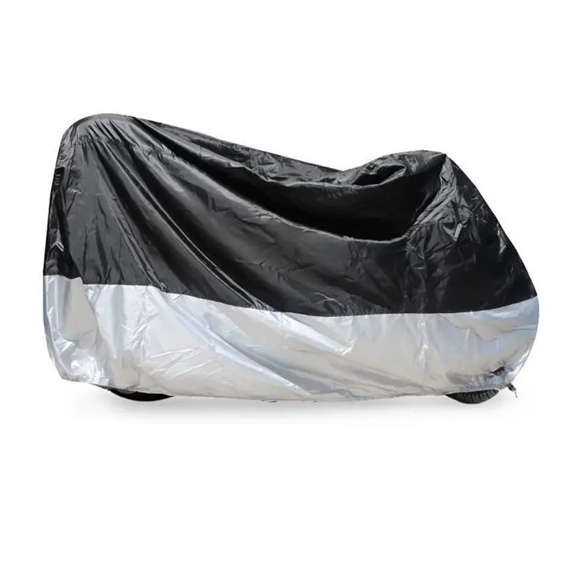 Motorcycle Cover Bike All Season Outdoor Waterproof Snow Defence UV Protective Tear Proof With Safety Cloth Lock Holes Design