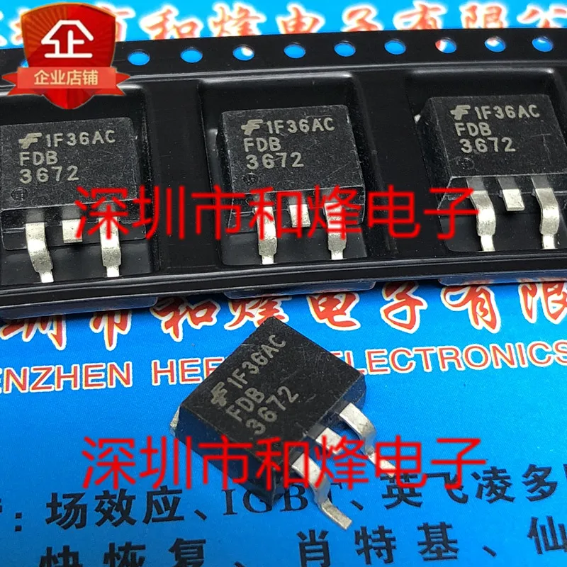5PCS-10PCS FDB3672 TO-263 100V 44A NEW AND ORIGINAL ON STOCK