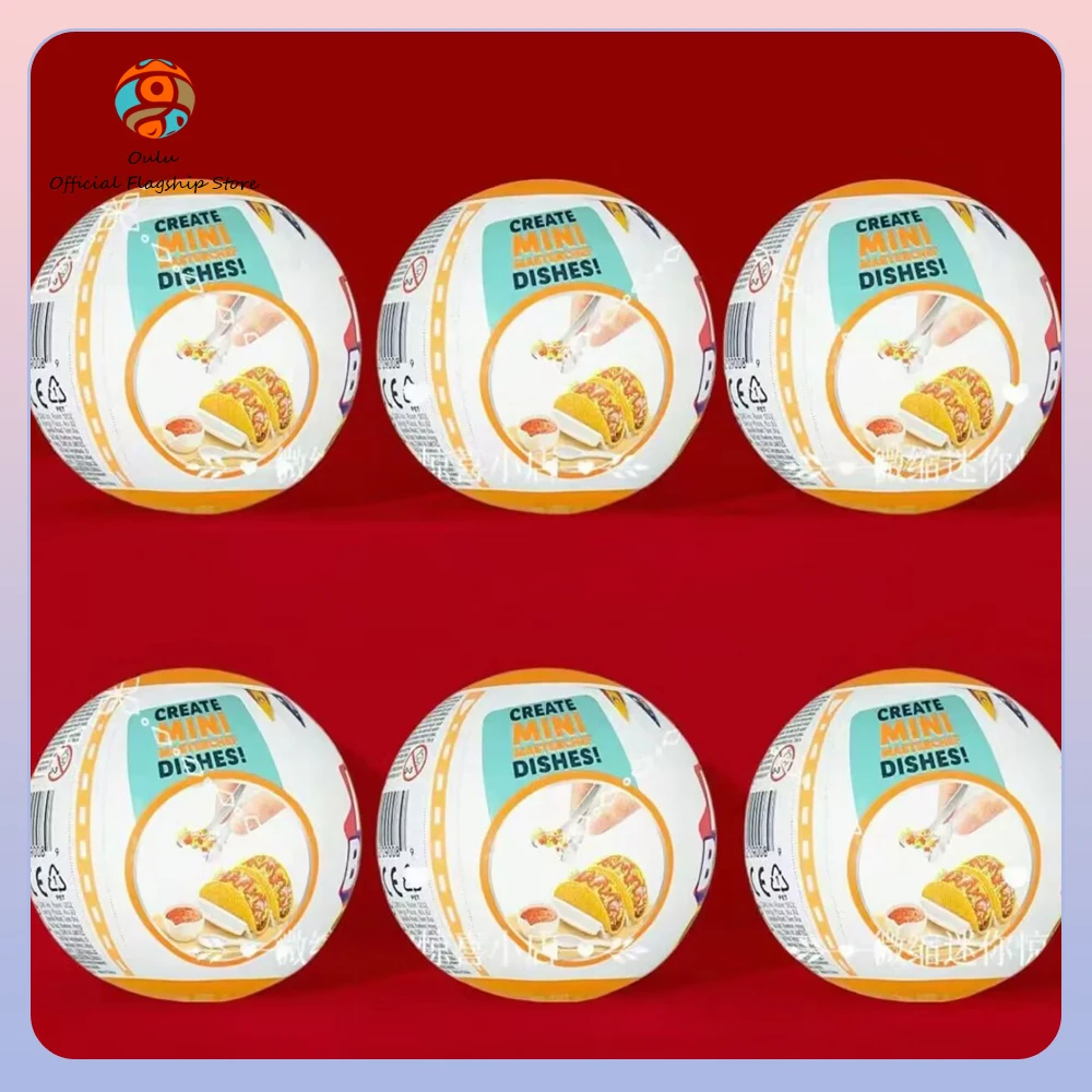 

Новый Zuru Master Chef 2, мини-брендовая загадочная коробка, подлинная создайте свой собственный мяч, мини-игрушка «сделай сам», миниатюрная еда, игра, десерт, подарочная игрушка