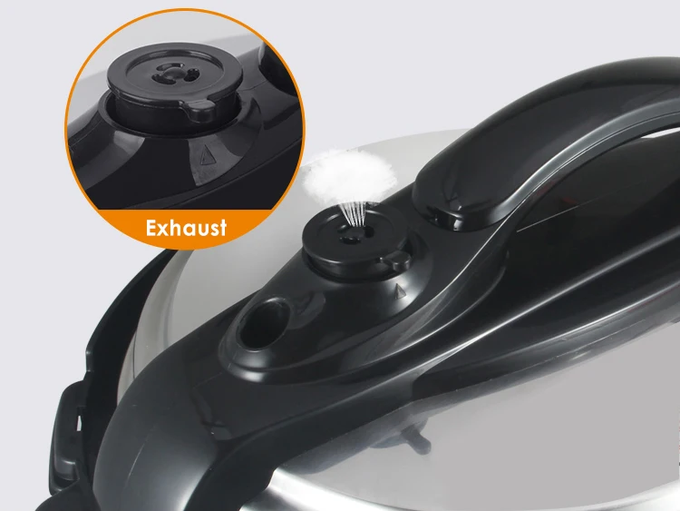 Multi-purpose Electric Pressure Cooker Full Automatic 6L Smart Rice Cooker Intelligent Multi-function 70kpa Kitchen Slow Cooker