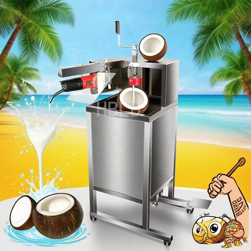 

Fully Automatic Coconut Cutting Machine New Type Efficient Coconut Opening Machine for Food Processing