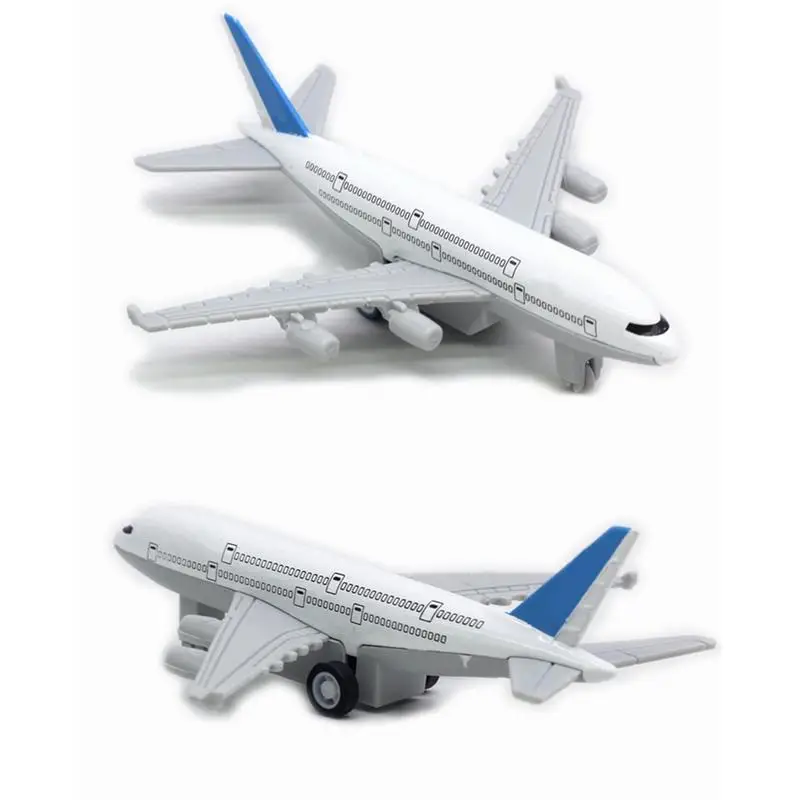 

Alloy Pull-Back Aircraft Model 2X Collectible Aircraft Toys Passenger Plane Model Aviation Craft Decoration For Children