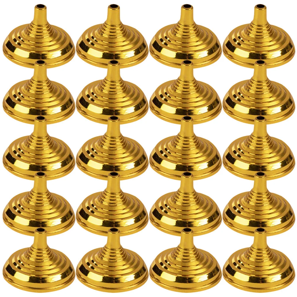 

50Pcs Mini Flag Holder Stands Small Flags Desk Office Table Display Stand Plastic Flag Base for Decoration Party Use