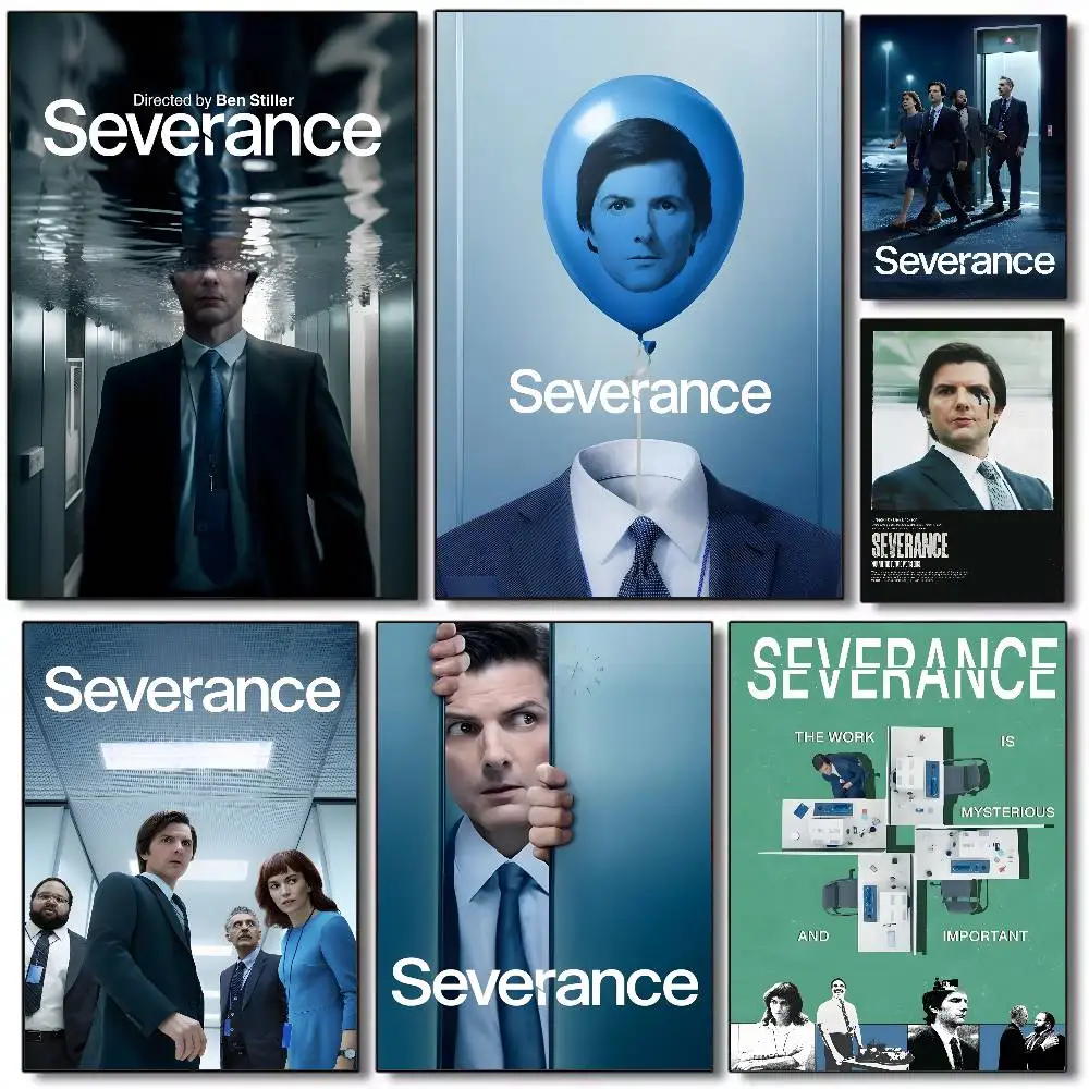 

S-severanceS movie Poster HD home decor sticky wall waterproof home living room bar aesthetic decor