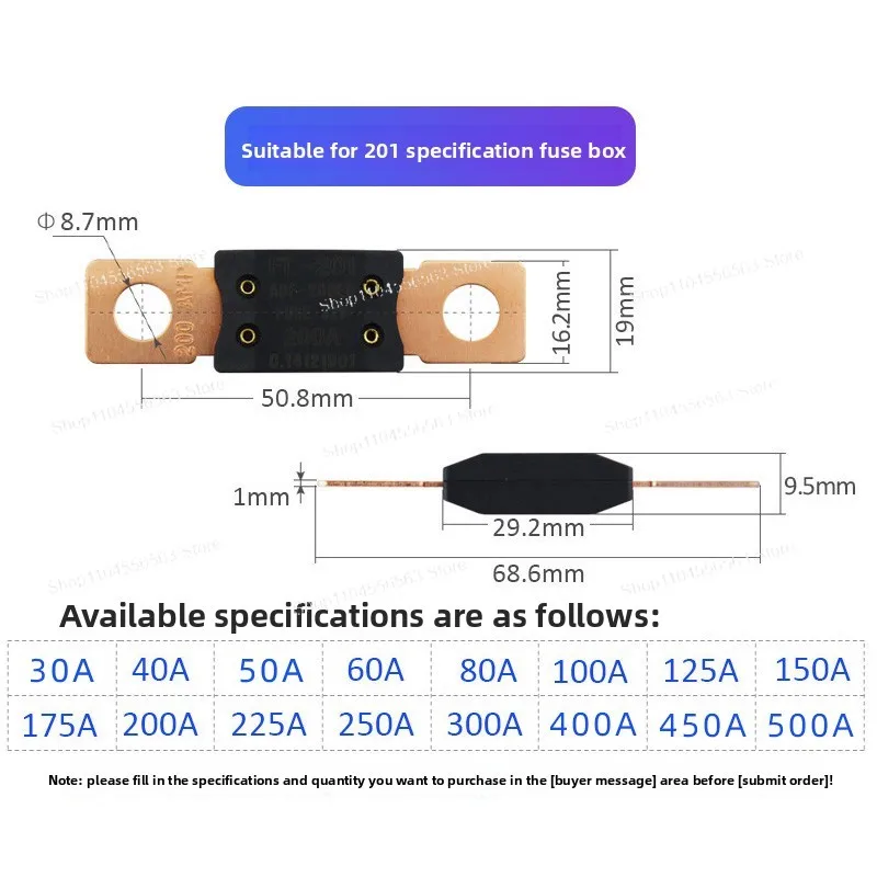 Automobile high-power insert waterproof fuse box 4-way yacht steamer car modification with negative electrode screw interface