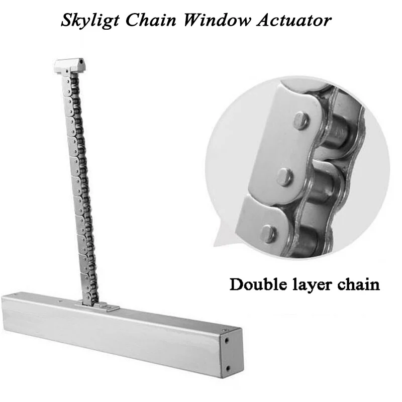 400mm Chain Window Opener Electric Window Operator Skylight Motor Actuator Optional Tuya Smart Life App Wifi Remote Control