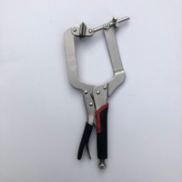 Pocket Clamp 14 Inch (355mm) Right Angle Corner Tools, Pocket Hole C-Clamp 2 Ways to Use for Woodworking and Hole Joinery 1-pack