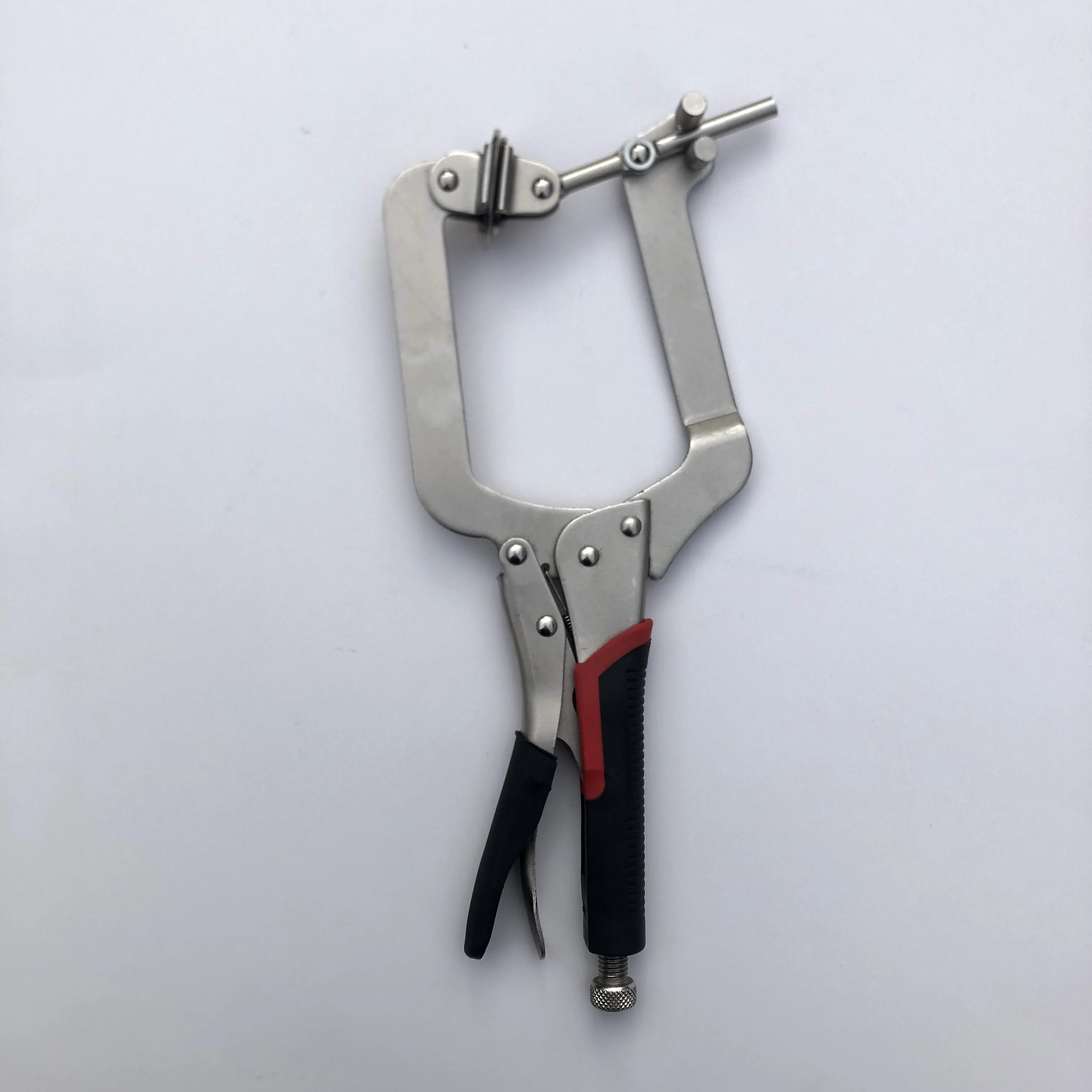 Pocket Clamp 14 Inch (355mm) Right Angle Corner Tools, Pocket Hole C-Clamp 2 Ways to Use for Woodworking and Hole Joinery 1-pack