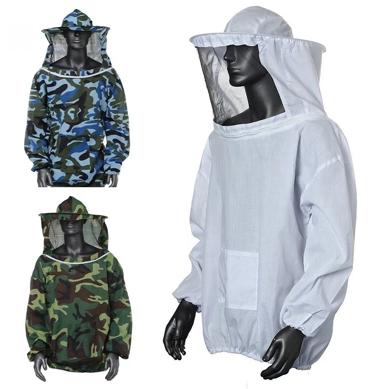 Beekeeping Safety Suit Full Body Anti-sting Protective Beekeeper Clothing Professional Apiculture Ventilated Hooded Tools