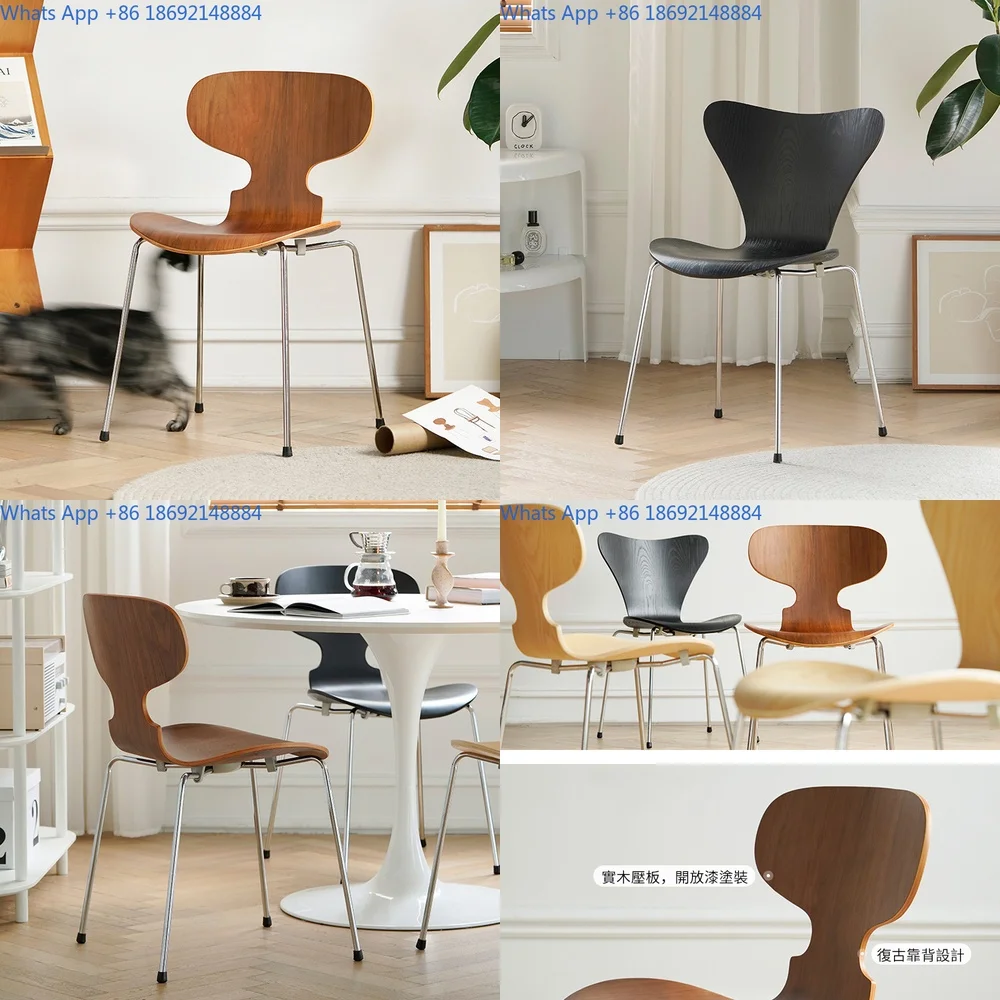 

Creative Minimalist Retro Ant Chair Lounge Backrest Dining Chair
