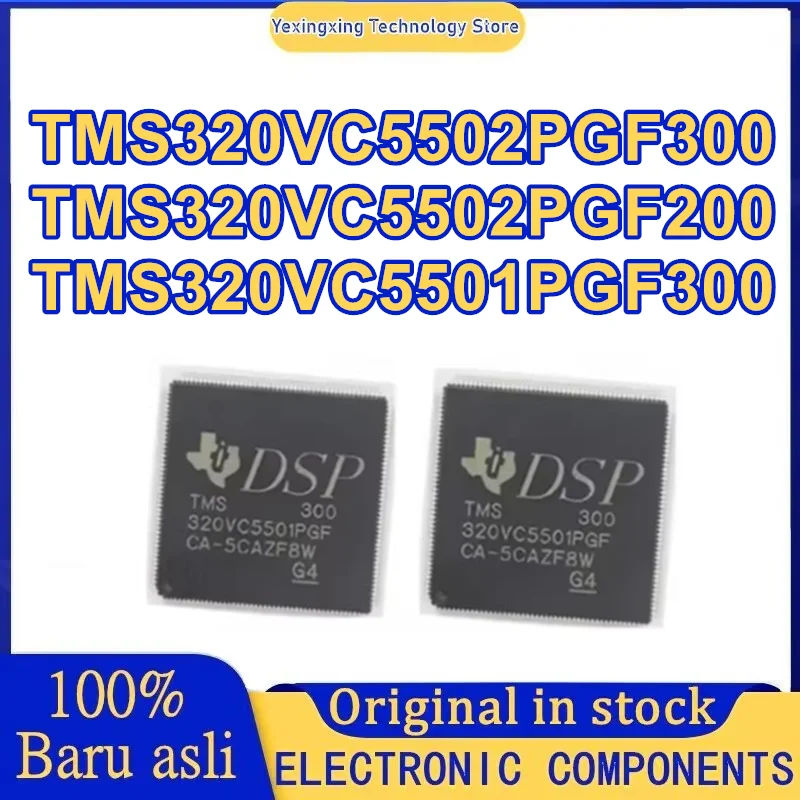 TMS320VC5501PGF300 TMS320VC5502PGF300 TMS320VC5502PGF200 TMS320VC5502PGF300 TMS320VC5501PGF TMS320VC5502PGF TMS IC Chip TQFP-144