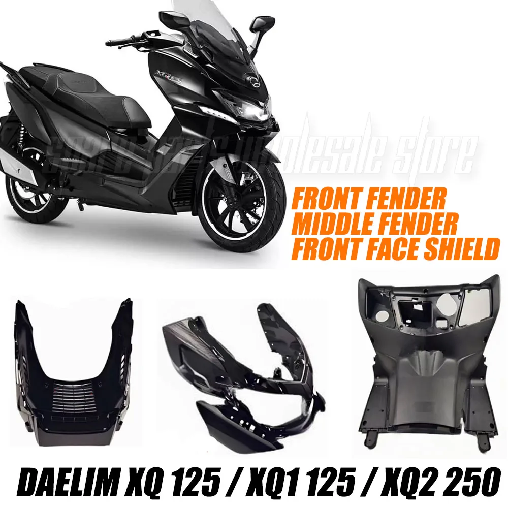 Para Daelim XQ 125 / XQ1 125 / XQ2 250 accesorio Original protector medio protector frontal forro de máscara frontal protector facial frontal