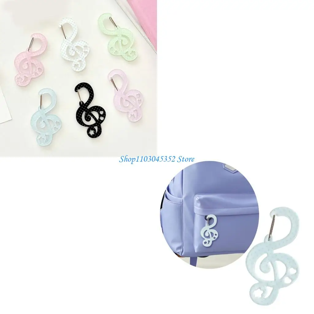 A3PE أكريليك ملاحظة الشكل carabiner خطاف الكليف حامل بطاقة المفاتيح مفتاح الخطاف في الهواء الطلق