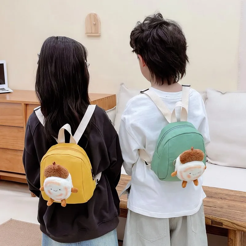 2025 新しい子供幼稚園バックパック少年少女ファッションかわいい人形キッズスクールバックパックユニセックス幼児旅行ショルダーバッグ