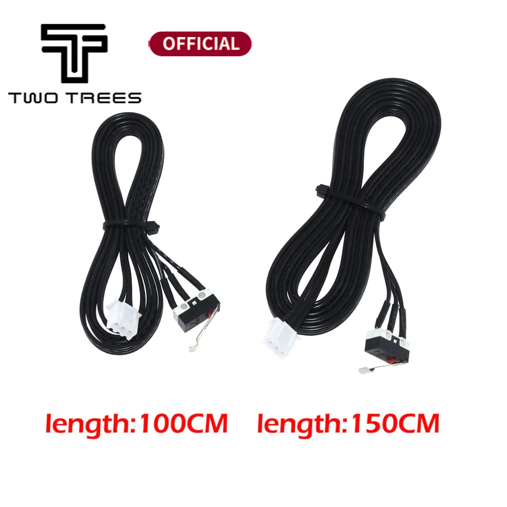 3D Printer DIY Accessories Limit Switch With Line Micro Switch Stroke Reset Switch Micro Touch Switch Black With Line 100cm