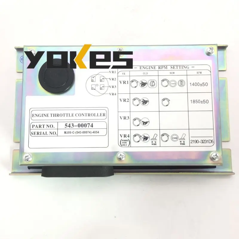

543-00074 2543-1036 Engine Throttle Controller Control Unit for DOOSAN DH220-5 S220-V S220LC-V S225LC-V DX225LC Excavator Parts