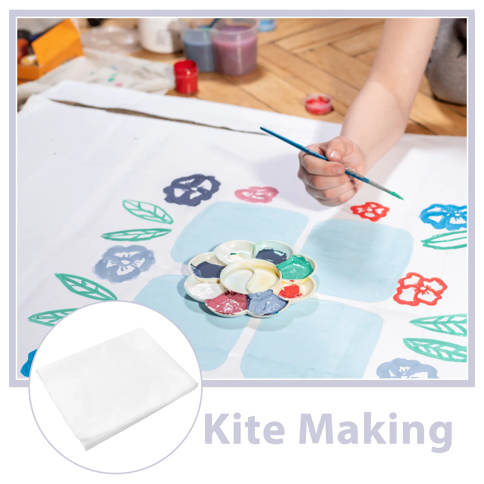 DIY-Drachen-Set für Kinder, komplette Bastelmaterialien, Bambus-Webtuch, kreative Outdoor-Aktivitäten, pädagogische Schulprojekte