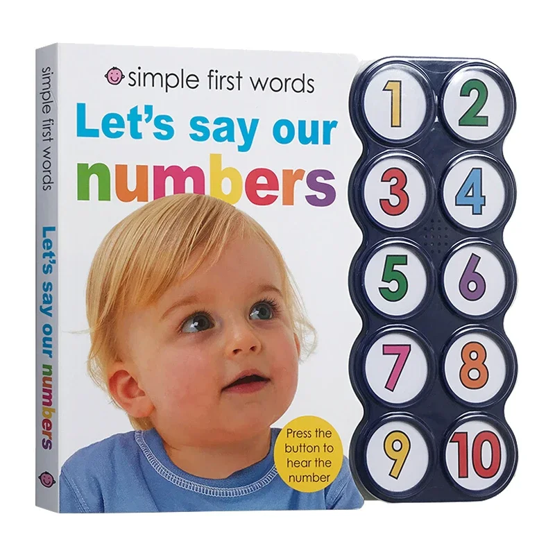 Simple First Words Let's Say Our Numbers,1-10Nubers  Baby Children's books aged 1 2 3, English picture book 9780312508784