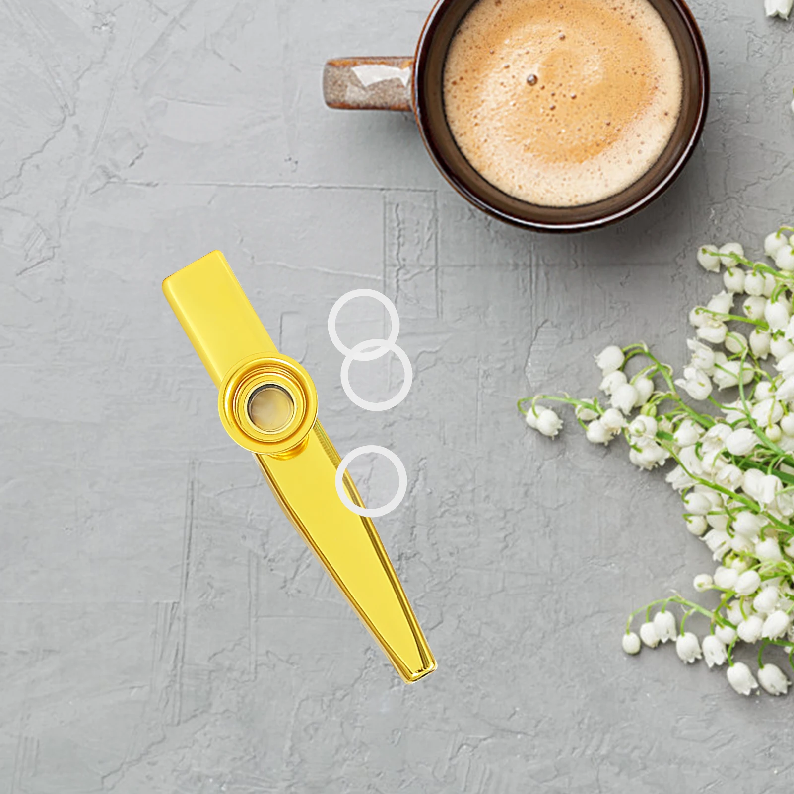 

60pcs Kazoo Diaphragms Premium Pe Replacement Kazoo For Kids Parts Crisp Sound Durable Easy Installinstrument Supplies