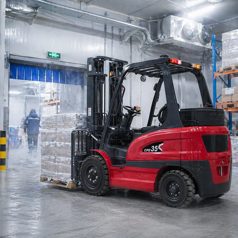 Electric Forklift 2 Ton OEM Lithium Battery Forklift For Logistics Warehouse Fast Charging Low Noise