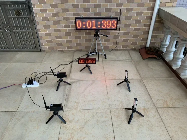 

Racing Wireless Timer Military Training Sprint Physical Fitness Test Sports Timing Remote Large Screen Synchronous Display