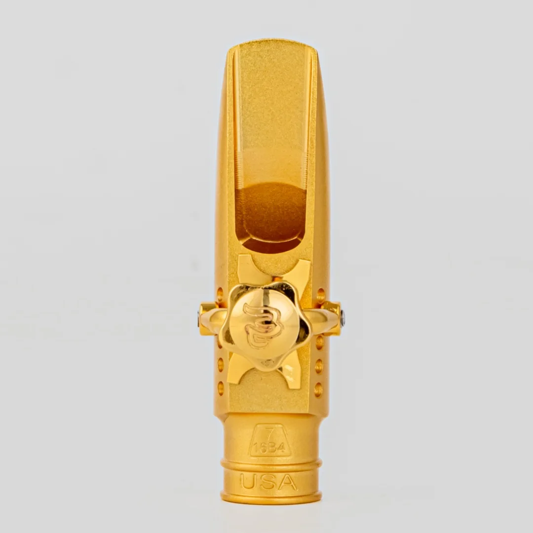 USA Professional Tenor Soprano Alto Saxophone Metal Mouthpiece, Gold Plated Pieces Accessories, High Quality, Size 56789