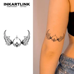 wing Temporary Tattoo,Lasts To 15 Days New Technology Magic Waterproof Semi Permanent Sticker.